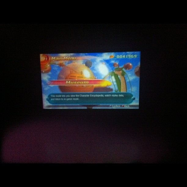 Dbz on the big screen.   (Taken with Instagram)