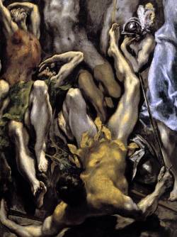 Lyghtmylife:  El Greco [Greek-Born Spanish Mannerist Painter, 1541-1614] The Resurrection