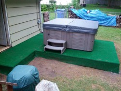 New jacuzzi. Hot Tub Time Machine anyone?