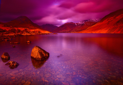 llbwwb:  Wasdale Head Skyline on a Stormy Evening (by Steve Thompson images)