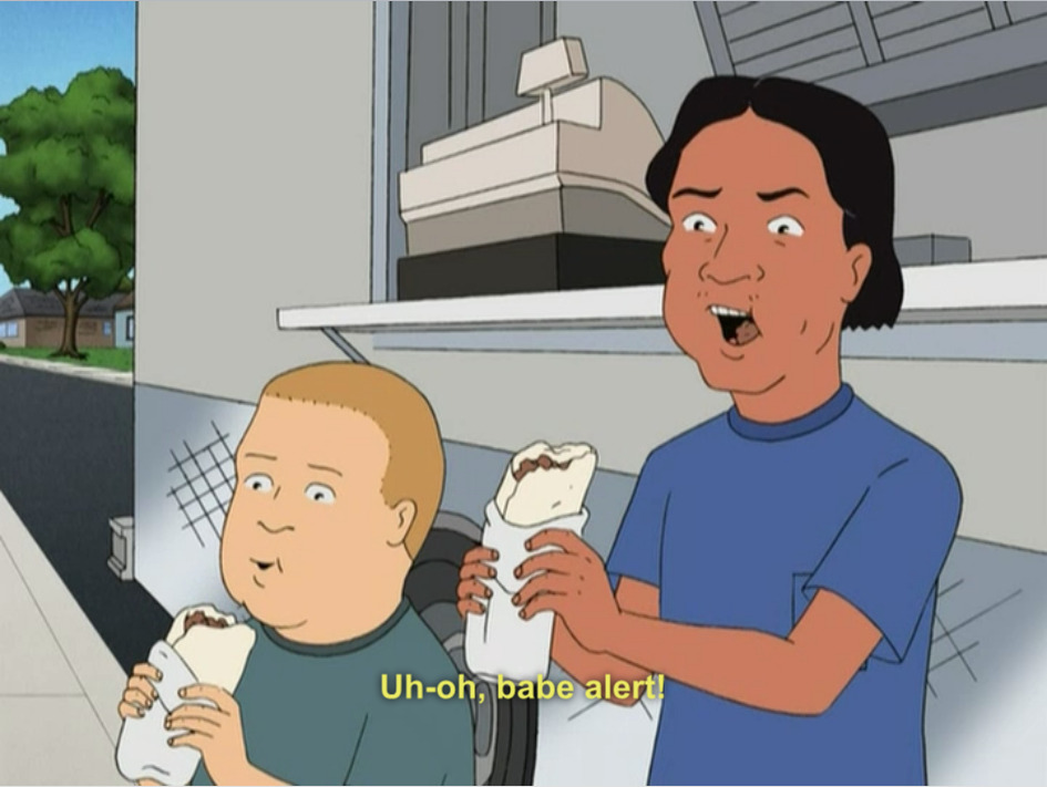 This is relevant to my tags of &ldquo;babe alert!&rdquo; and KOTH always