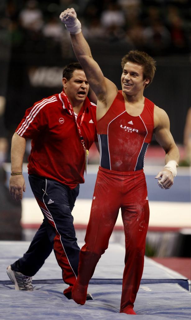 USA gymnast Sam Mikulak