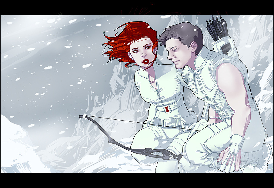 lettiebobettie:  You know, Nat has naturally red hair. And she likes the snow, but