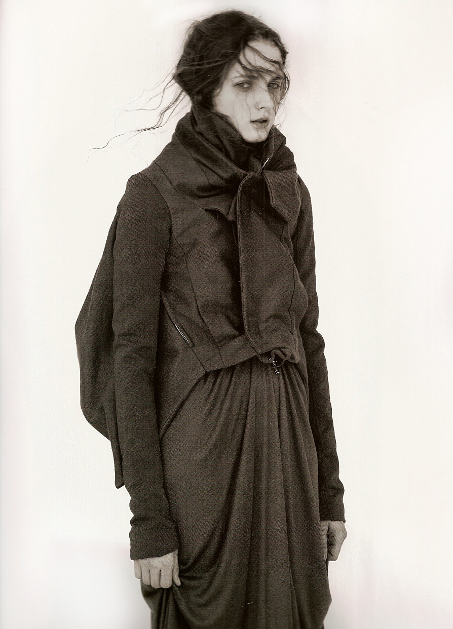 bienenkiste:Angelika Kocheva in Rick Owens photographed by Andreas Sjödin