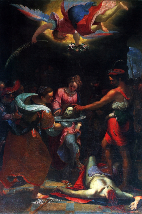 necspenecmetu:  Giovanni Andrea Ansaldo, The Beheading of Saint John the Baptist, 1615 