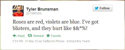 :Tyler Brunsman + Twitter