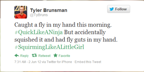 :Tyler Brunsman + Twitter