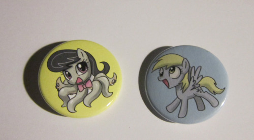 XXX Octotavia and Derpy buttons! photo