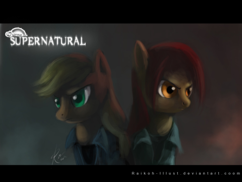 yf222:  My little supernatural   By Raikoh-illust