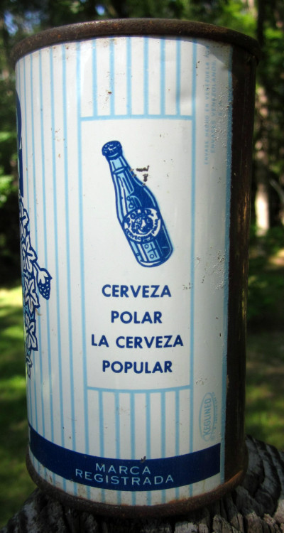 ebay-venezuela:  Polar Tipo Pilsen Foreign Flat Top Beer Can Polar Bear Barcelona Venezuela Polar Tipo Pilsen flat top beer can from Barcelona, Venezuela.  Can has never been opened - contents almost completely evaporated, but when you shake the can