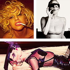 electrascunt:  12 pictures of Lady Gaga smoking →