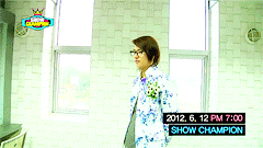 gongchanbaragi:  [B1A4 for Show Champion]  Gongchan had the shortest message/screen time but that smile ;~; I wanna punch him in the face ;A; I dun wanna be Gongchan biased again >~< noooooooooooo. /wrist And Duckie looks more handsome every time