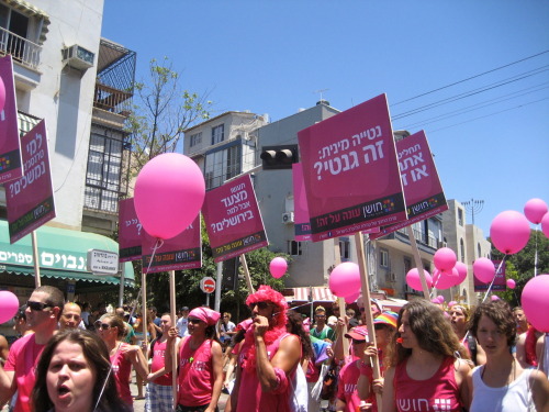 zaatarwitholives: werdtothewise: Tel Aviv Pride: A Gay Ol’ Time Two relevant translations for 