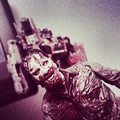 Optimus vs zombie, more boredom (Taken with Instagram)