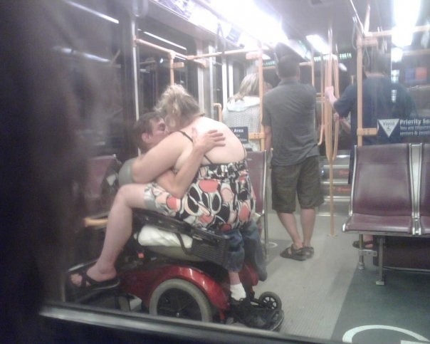 waytoomuchportland:  On the max…  Meanwhile…in Portland, Oregon. 