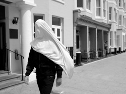 scavengedluxury: Street ghost. Brighton, June 2012.