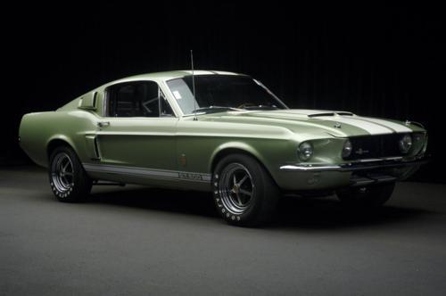 1967 shelby gt500 blue with white stripes