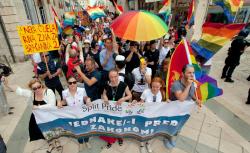 gaywrites:  Though threats of violence and police on standby clouded a pride parade in Croatia this weekend, the parade went smoothly. More. 