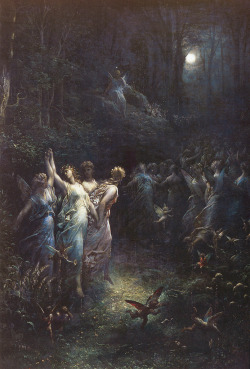 deadpaint:  Gustave Doré, A Midsummer Night’s