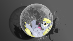 royalcanterlotvoice:  Derpy Bubble Wallpaper