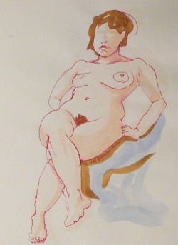 More Figure Drawing That I Did At The Open Figure Session At The Eliot School In