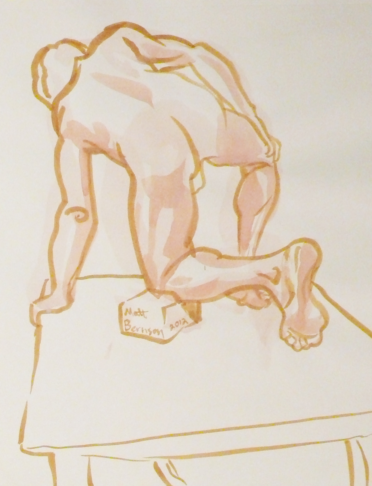 14&quot;x11&quot;  graphite, ink, and/or watercolor on paper.   From my