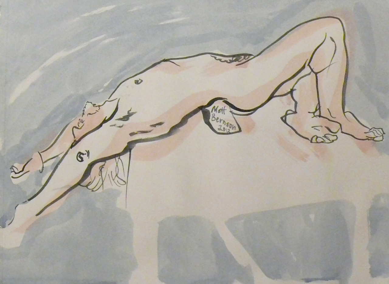 14&quot;x11&quot;  graphite, ink, and/or watercolor on paper.   From my