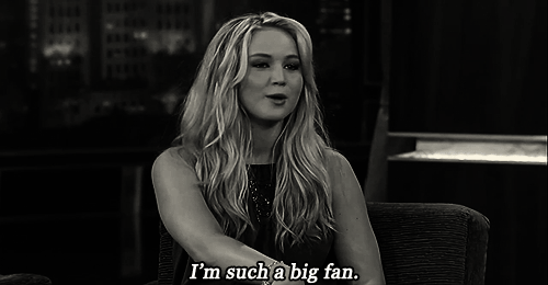 Whether she's in character or she's just being herself, Jennifer Lawrence is pretty much the spirit of tumblr