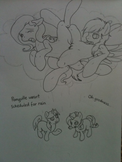 dimwitdog:  My first post!… AND IT’S PONY PORN!!Ofcourse.Yes these are a few pictures I have had sitting around for awhile that I will paint and scan later on, this is basically what you will be seeing. =’DOfcourse it won’t all be Rule 34.Anyway!