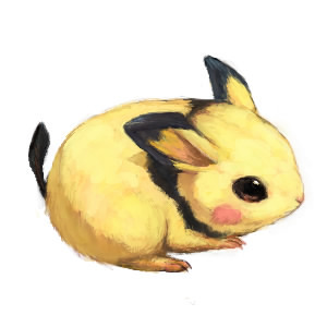 saveroomminibar:  Pokemon. Realistic Pokemon by totoまめ  リアルポケモン・・・ってネズミじゃないかｗｗ　#pokemon