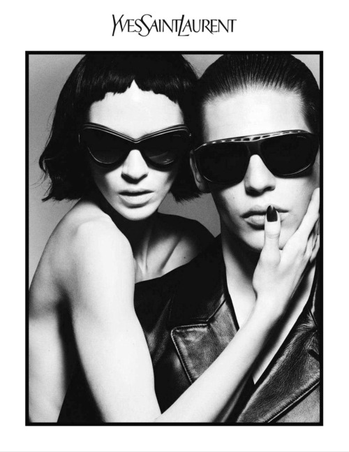 YSL Eyewear Campaign S/S 2012 Mariacarla Boscono &amp; Baptiste Radoufe by David Sims