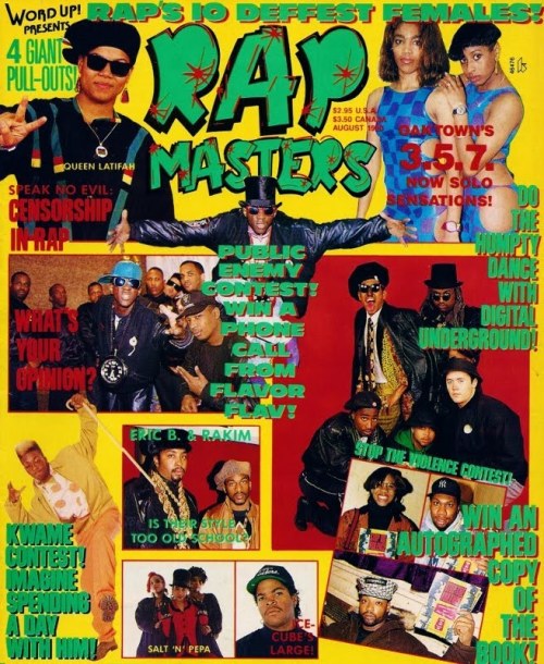 XXX Word Up! Presents Rap Masters - August, 1990 photo