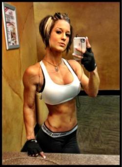 sexygymbabes:  Rachel Harrison taking #selfshot at the #gym 