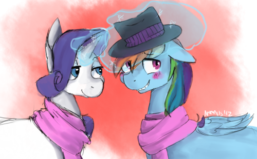 raritybestpony:  Rainbow Dash Always Dresses in Style by ~LoveTheMess   x3 <3