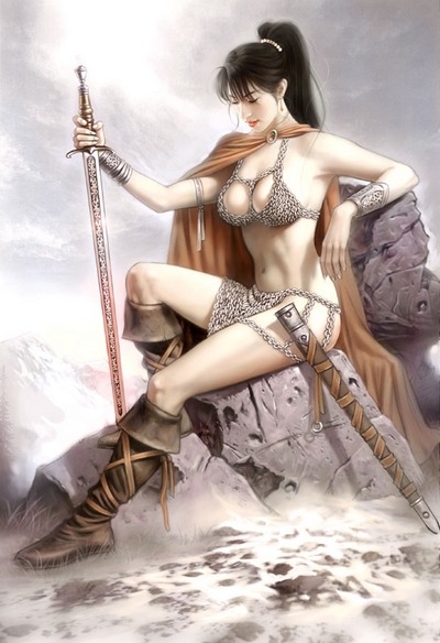 Barbarian women warriors