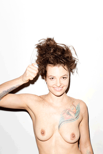 terrysdiary:  Belladonna at my studio lighting her hair on fire. 