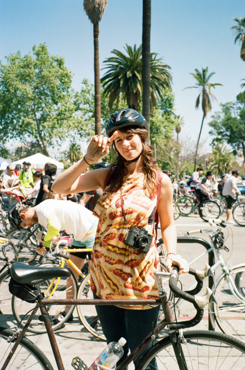 wrenee: melanie, cicLAvia los angeles, 04/15/2012