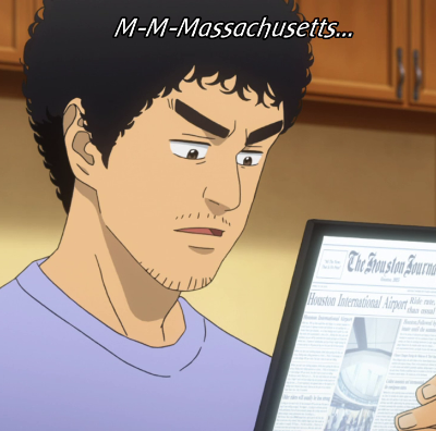 gyagu:  anime people struggling to say “massachusetts”: the photoset 