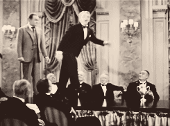jamescagneylove:  James Cagney in Yankee Doodle Dandy (1942) and then reprising his role as George M. Cohan in The Seven Little Foys (1955) performing the same dance routine 13 years later. 