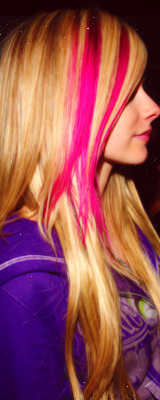 athlantis:  3 tipe of Avril’s hair 