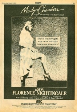 Advertisement for the 1983 cable series Love Ya, Florence Nightingale