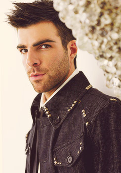 staringatstarsontheceiling:  Congratulations on Your Face: A Series of Flawless People → Zachary Quinto 