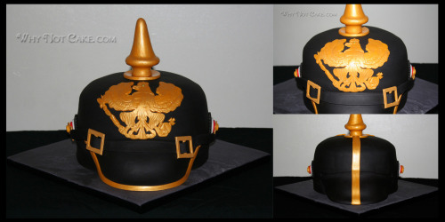 German Pickelhaube Cake by Why Not Cake