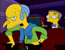 quickrudeboytotheskankmobile:  springfield-vs-shelbyville:  I don’t know what phallocentric means, but no girls!  Holy shit, The Simpsons called Mitt Romney so fucking hard.