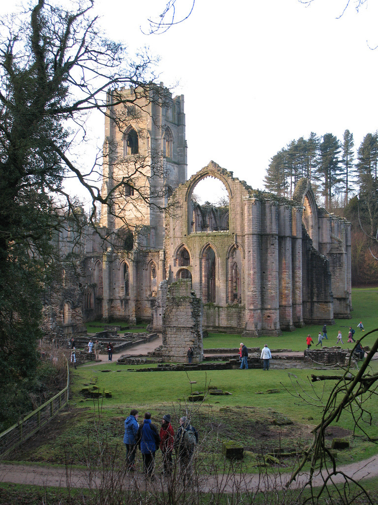 allthingseurope:  Fountains Abbey, North Yorkshire, UK (by Adrian.Winter) 