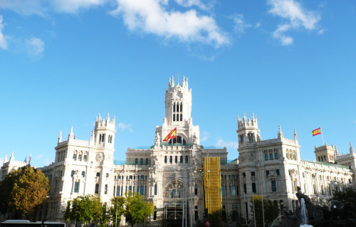 Plaza Cibeles, Madrid, Spain.