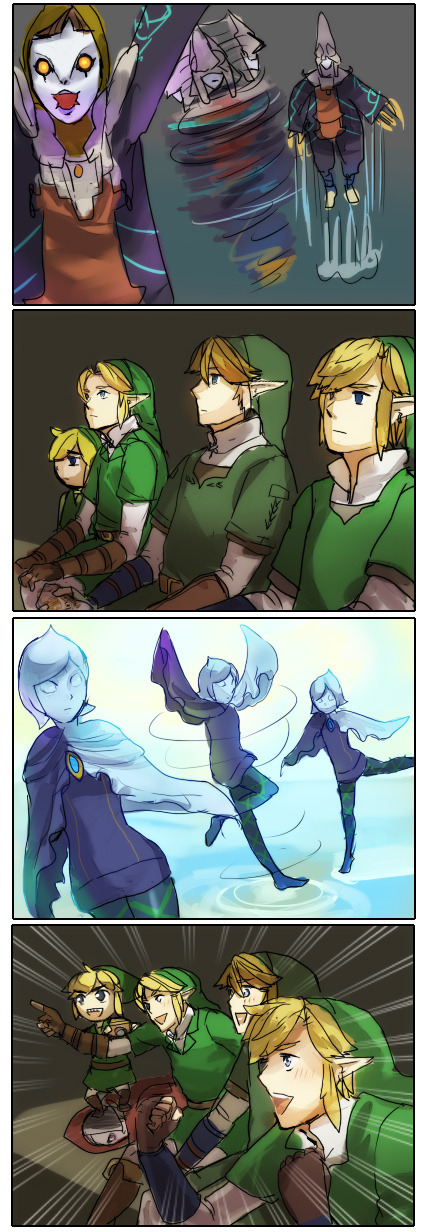 linkmakingfaces:  Oh me too, boys.  Me too. (by 戸辻李緒) 