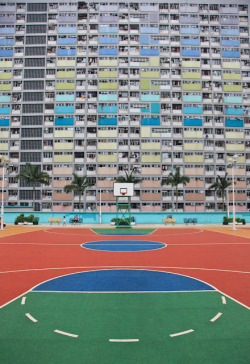 walls-to-the-ball:  stunning pictures of roof-top basketball courts in Japan by Kaid Ashton
