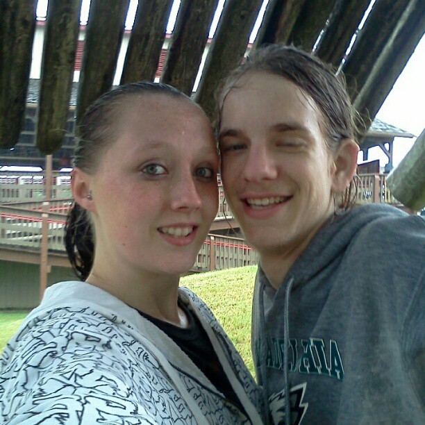 Yea were riding in the rain ! (Taken with Instagram)