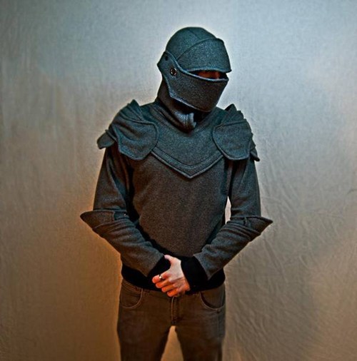 thedailywhat:  Hoodie of the Day: Presenting the Grey Knight Armored Hoodie, made